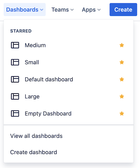 Jira dashboards