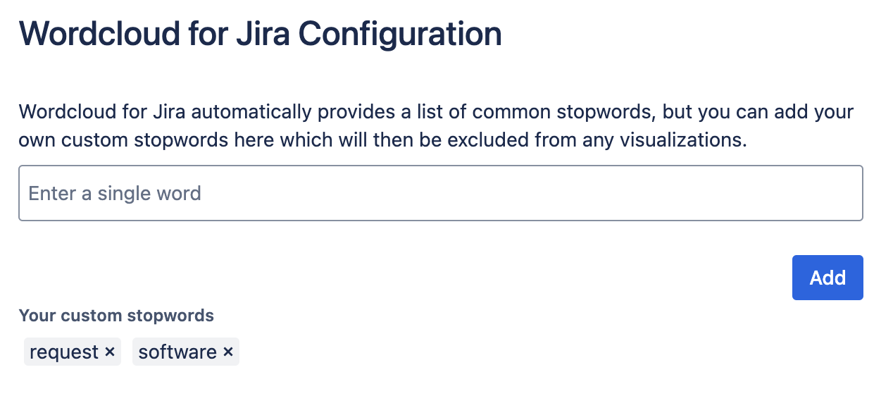 Global configuration
